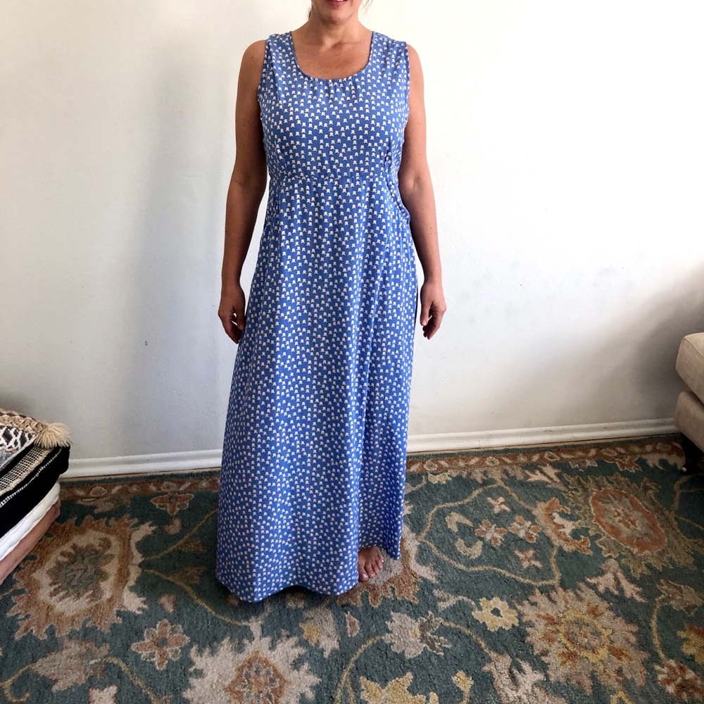 Silk maxi dress